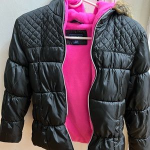 Girls black Cherokee winter jacket